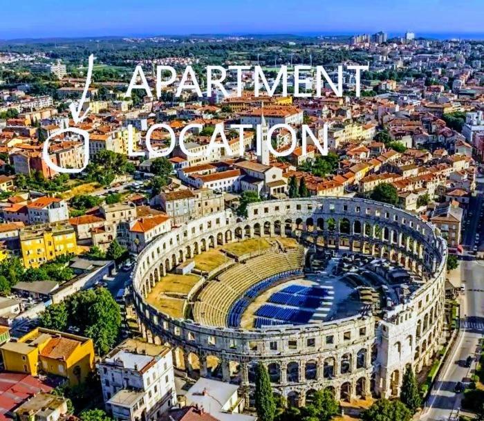 Pula Center Arena Belvedere Apartments And Rooms מראה חיצוני תמונה